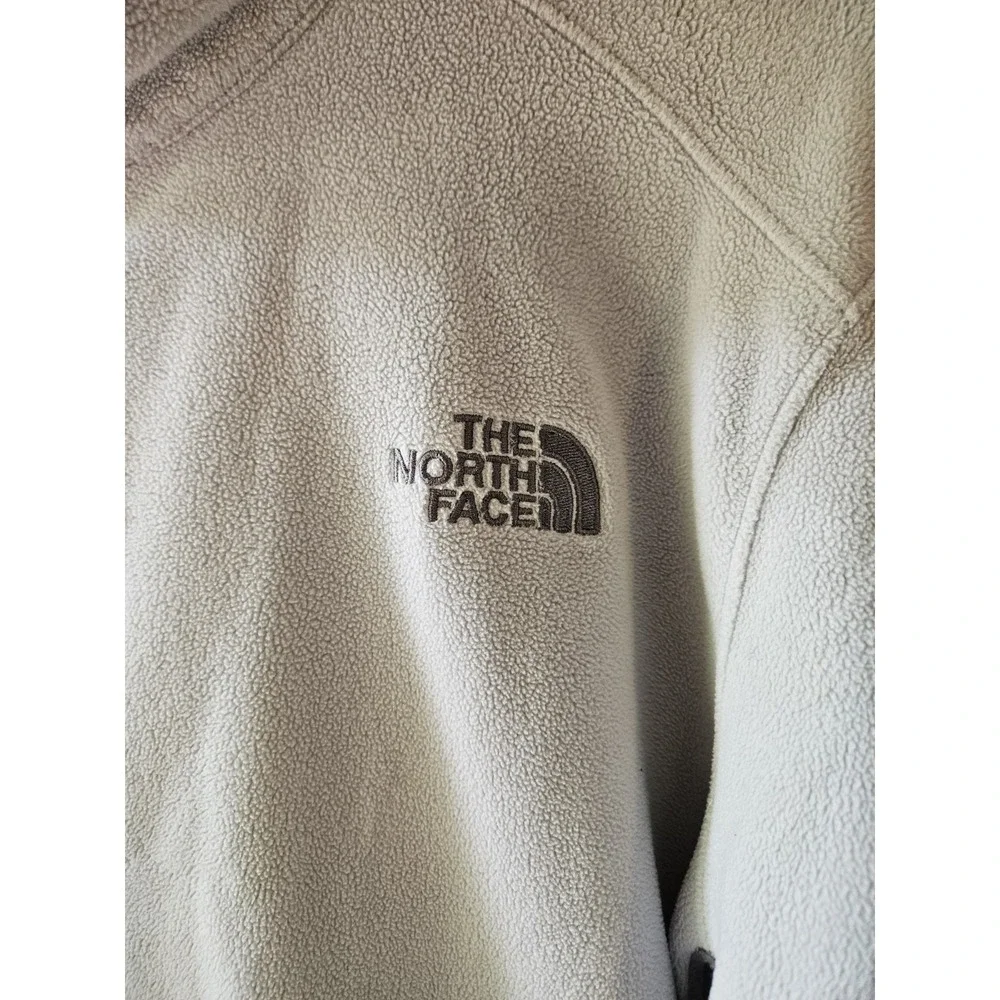 The North Face Polartec Fleece Jacket Men's Large Gray Full Zip Lightweight...